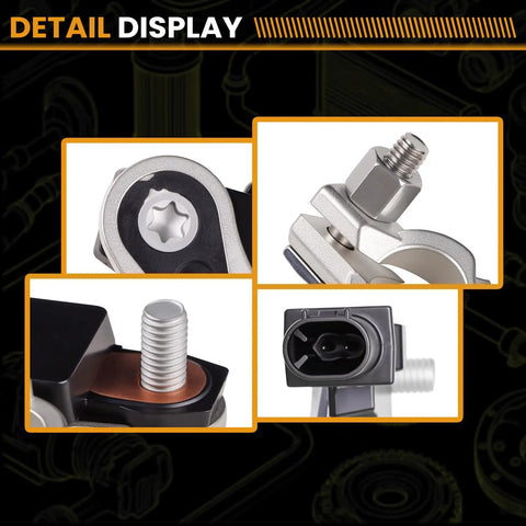 Detailed view of Straight Swap Battery Current Sensor for Chrysler 200 300 Jeep Wrangler, showing connections and mount points.