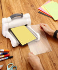 Pro Grade Magnetic Die Cutting Shim And Cutting Pads Kit 9x6 Inch Magnetic Mat with Grid in use for crafting