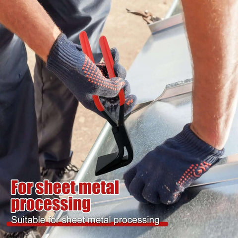 Using Premium Steel Hand Seamer Set For Sheet Metal Bending And Flattening With Anti Slip Handle Straight 45 Degree And 90 Degree Pliers Compact Bender Tools For Edges TD112