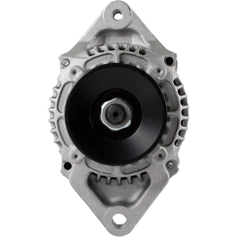 Road Ready 12 Volt 125 Amp Alternator For Kubota UTV With Internal Regulator And Integrated Cooling Fan, top view of the unit.