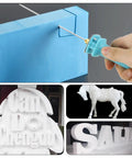 30W Foam Cutter Pen Kit With 15cm Hot Wire Power Adapter Electric Cutting Tool For Styrofoam Foam Carving And Model Making Art Projects 300C Max