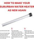 Heavy Duty RV Water Heater Anode Rods Aluminum Zinc Construction For Real Corrosion Protection To Kick Rust To The Curb and keep your camper rig running smooth with connection details.