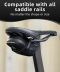 Compact Under Seat Bike Saddle Bag For Road Bikes Ultra Lightweight With Multi Pocket Storage 0.35L Capacity Ideal For City Commutes