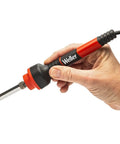 Hand holding Digital Soldering Station With 70W Precision Iron, 120V, Fast 15 Second Heat Up From 212F To 650F, Temperature Adjustable