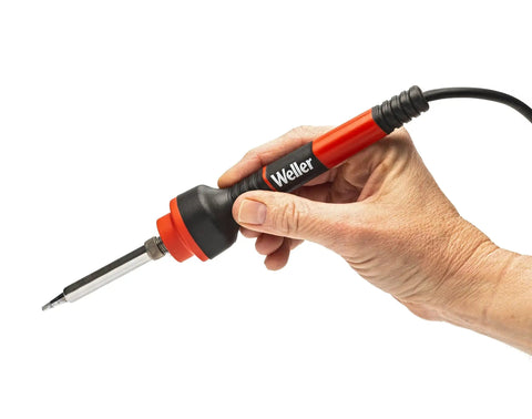 Hand holding Digital Soldering Station With 70W Precision Iron, 120V, Fast 15 Second Heat Up From 212F To 650F, Temperature Adjustable