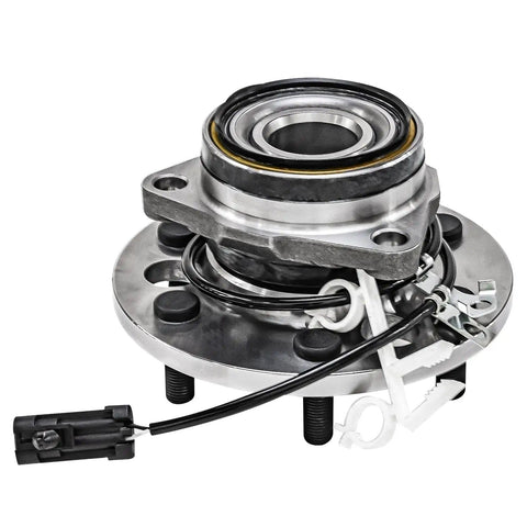4x4 Front Wheel Bearing Hubs Assembly For Chevy Tahoe Suburban K1500 K2500 And Cadillac Escalade 1995 To 2000 6 Stud Front Hubs Pair Replacement Direct Fit 4WD close-up