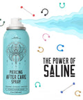 Piercing Aftercare Spray Isotonic Saline Cleanser For New And Existing Piercings 4 Oz Soothes Irritation Bumps And Keloids On Ears Nose Belly Button And Tattoos Wound Wash Gentle Hydration bottle