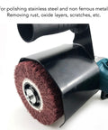 Handheld Burnishing And Polishing Machine With Polishing Wheel For Wood And Metal Converts An Electric Angle Grinder Into A High Performance Sander Polisher M10 Shaft Compatible Essential Accessories For Woodworking And Metalworking