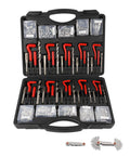 263 Piece Thread Repair Kit With HSS Drill Bits And Helicoil Inserts For Metric And SAE Threads in black carrying case