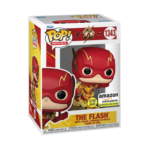 The Flash Running Glow In The Dark Collectible Vinyl Figure 3.75 Inch DC Comics Pop Vinyl Mini Figurine Official Merchandise box