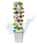 Dope Six Tier Vertical Hydroponics Tower With 30 Plant Pods, Automatic Watering Timer, space-saving indoor garden system