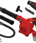 Cordless Leaf Blower and Vacuum, Brushless Motor, Six Variable Speeds Up To 180 MPH, 2 In 1 Handle, Tool Only No Battery Included, Compatible With M18 Batteries