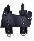Medieval Katana Samurai Sword Frog Leather Scabbard Belt Holster For Cosplay And Role Play Gear, adjustable PU leather sheath
