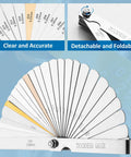 CHERALKEST stainless steel feeler gauge set with 32 blades; metric and imperial markings