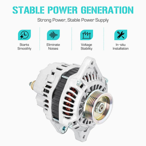 Beefy 80 Amp Alternator For Fit 1.5L 2007 2008 With 5 Groove Pulley CW Rotation IR IF Design Replaces A005TB1391