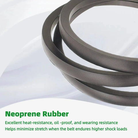 Neoprene rubber Deck Belt 5/8 Inch By 106 Inch Replacement Belt For 5 Foot Finish Mowers