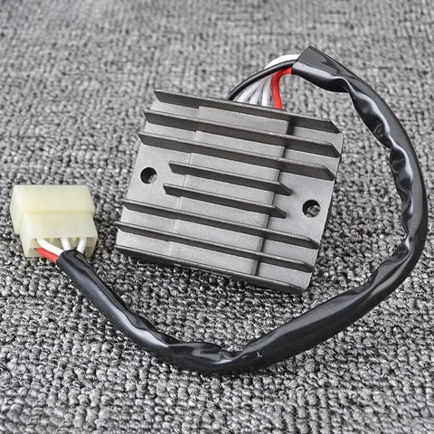 Voltage Rectifier For Motorcycle Electrical System With High Efficiency Regulator Controller For SR125 1997 1998 1999 2000 Keeps Your Battery Charged Low Heat Synchronous Rectification For Stronger Charging shown on a textured surface