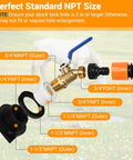 Stock Tank Plug Kit For Rubbermaid 50, 70, 100, 150 And 300 Gallon Tanks With 2 Inch Holes Replacement Drain Plug diagram