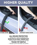 Comparison of car detailing with and without Neoprene Shop Vac Hose Cover For Car Detailing Keeps Your Ride Paint And Interior Safe From Scratches And Scuffs Fits 1.5 To 2.2 Inch Hoses With A 5.9 Foot Length Sleeve Compatible With Ridgid Craftsman And More.