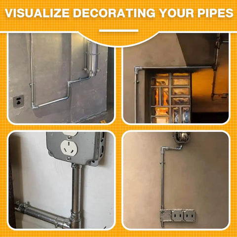 Installed half inch EMT to EMT 90 degree inside corner pulling elbows set screw fittings connecting electrical tubes.