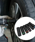 Half Inch Pneumatic Socket Set, 6 Piece Deep Sockets In Chrome Vanadium Steel, 10mm To 21mm, used for tire change with drill