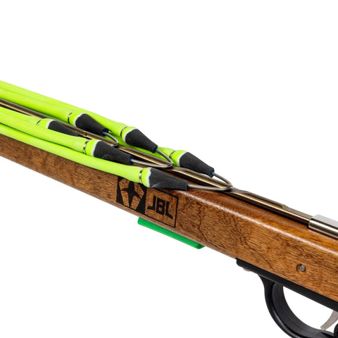Woody Magnum Speargun For Spearfishing And Freediving Handpicked African Mahogany Barrel Stainless Steel Shaft Easy Stretch Bands