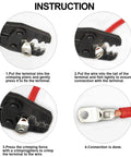 Instruction on using 65Pcs Assorted Heavy Duty Wire Lugs and Tinned Copper Battery Cable Eyelets Tubular SC Ring Terminals Kit