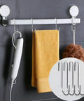 50 Pack 2.4 Inch Heavy Duty 304 Stainless Steel S Hooks For Kitchen Pots Pans Utensils Towels Tools Clothes And More No Rust Durable Hanging Hooks For Cabinets Racks Shelves