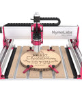 NBX-5040 CNC Router With 710W Beefy Trim Spindle, 7000-30000 RPM, engraving a wooden Christmas sign