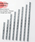 Two Way Smooth Glide Drawer Slides 17mm Wide 8 To 17 Inch Length 2 Pack Bearing Hardware for various applications