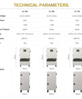 Hearty Fume Extractor With 5 Layer Hepa Carbon Filter And Spark Arrester dimensions and technical parameters overview.