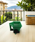 Handheld Seed Spreader And Planting Seeder For Veggies And Lawn Care Portable Hand Crank Broadcast Spreader Tool Green Compact