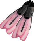 Agua Full Foot Snorkeling Fins With Self Adjusting Foot Pocket System, Pink, Size 39/40, lightweight and easy to use.
