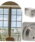 Heavy Duty Sliding Door Roller With Silent Nylon Wheel For Quiet Gate Glide, stainless steel construction, track guide