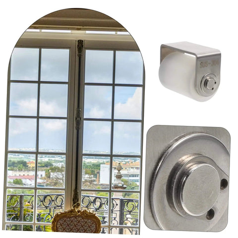 Heavy Duty Sliding Door Roller With Silent Nylon Wheel For Quiet Gate Glide, stainless steel construction, track guide