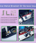 Pro DIY Fix Kit For IPhone 12 Pro Screws And Full Internal Bracket Set With Precision Screwdriver demo on device repair