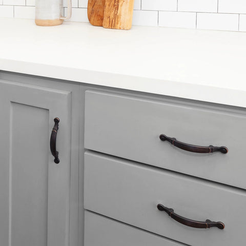 10 Pack 5.55 Inch Oil Rubbed Bronze Cabinet Pulls With 3 Inch Center To Center For Kitchen Cabinets And Drawers