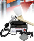 Total Workhorse Portable Powder Spray Gun With Foot Switch, 5 Stage Electric Coating System For Massive Outdoor Projects And Shop Gear, No Sweat Finish Machine with powder coating system.