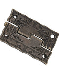 Antique Bronze Box Hinges 10 Pack Built To Last Tough As Nails Heavy Duty Iron Construction with Vintage Aesthetic Detail