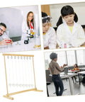 Energy Conservation Science Model Kit With Wooden Snake Pendulum for hands-on classroom learning and student experiments