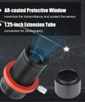 AR-coated window and 1.25-inch extension tube for 1.23MP Go To Auto Guiding Camera For Astrophotography With 1280x960 1/3 Inch CMOS Sensor