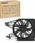 Heavy Duty Electric Radiator Cooling Fan Assembly Quick Swap For Cadillac Xlr And Chevrolet Corvette Oem Spec shown with installation details.