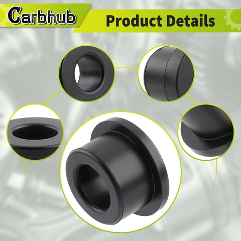 Front Lower Spring And Front Upper A Arm Suspension Kit For DS Golf Carts Replacing Urethane Bushings And Bronze Sleeves Inner And Outer Sleeve Set With Part Numbers 1016346 1016349 1016350 black urethane bushings