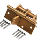 Self Closing Door Hinge With Spring Loaded Mechanism And 90 Degree Stop For Interior Doors Soft Close Action Heavy Duty Steel
