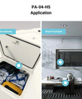 PA-04-HS application in marine industry hatch and smart furniture integration