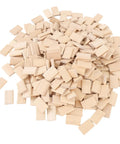 300 Piece Beechwood Dowel Pin Kit With High Density Tenon Inserts For Furniture Cabinets And DIY Wood Splicing Delivers Strong Joints And Precise Alignment For Durable Pro Grade Woodworking, pile of beechwood inserts