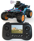 Off Road Car With Camera, 2.4GHz Remote Truck With 2.8-Inch LCD Screen, 60-Degree Adjustable Camera, Live Video, shown with screen.