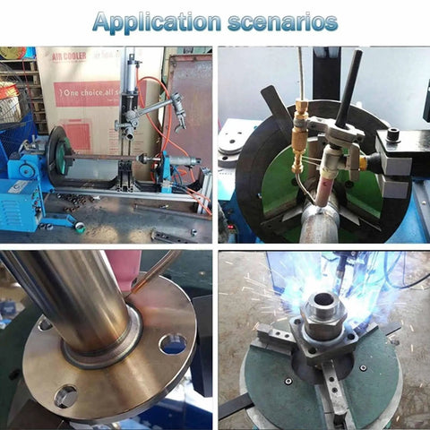 Built Tough Rotating Welding Positioner With Foot Switch Rock Solid Circular Turntable in metal fabrication applications.