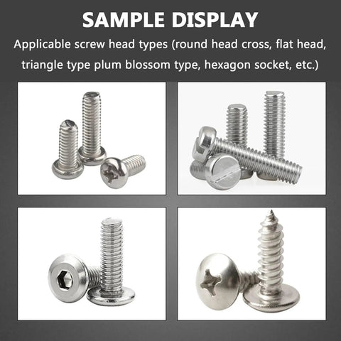 Super Handy Automatic Screw Feeder With Balancer For Round Heads Cross Recesses Supports 1.9-4.3mm Screws Up To 10mm Length Huge 300 Count Bin Boosts Assembly Workflow And Cuts Work Time Way Down