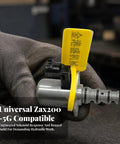 Quick Swap Heavy Duty Proportional Valve Solenoid Actuator Replacement For Zax200-5G hydraulic control regulator held in gloved hand.